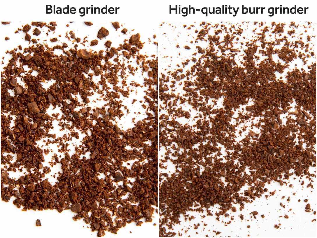 Burr-Grinder-BEANS-Vs-Blade-Grinder-BEANS 
