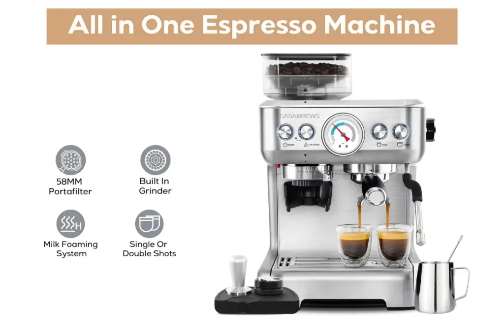 Casabrews Espresso Machine With Grinder