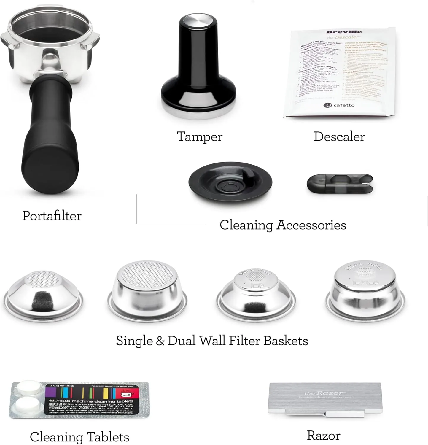 Breville Bambino Plus Espresso Machine BES500BSS, Brushed Stainless Steel