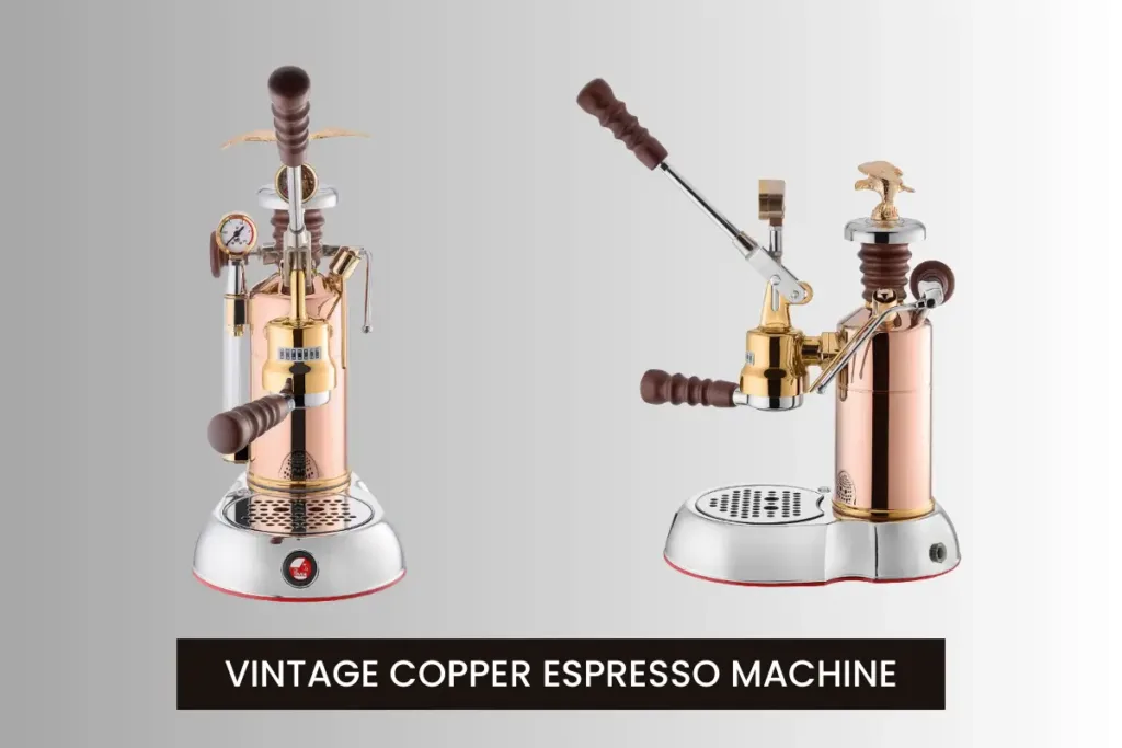 Vintage Copper Espresso Machine