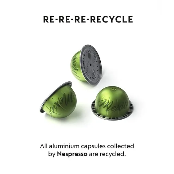 
Nespresso Capsules Vertuo, Barista Flavored Pack, Medium Roast Coffee, 30 Count Coffee Pods, Brews 7.8oz.