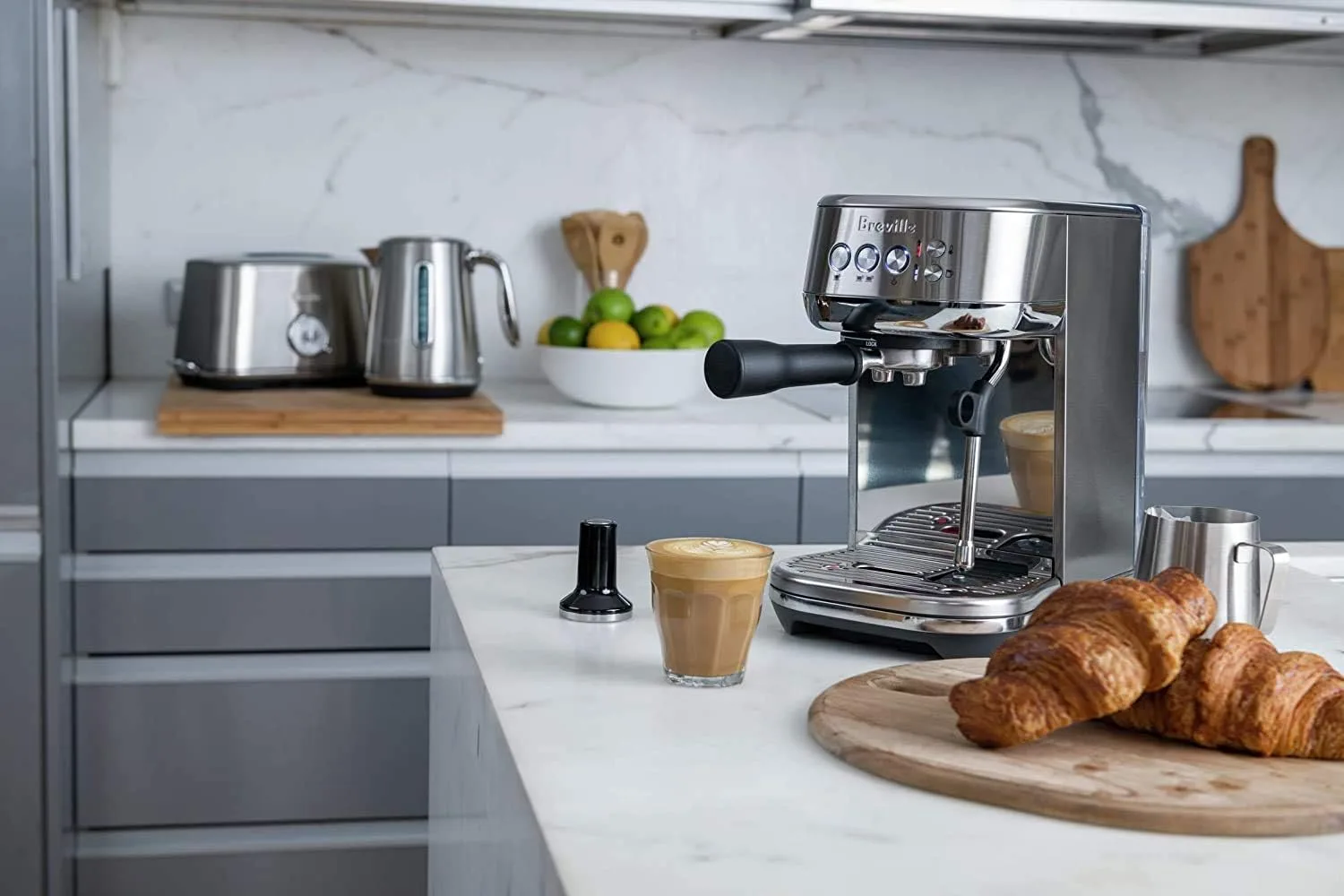 
Breville Bambino Plus Espresso Machine BES500BSS, Brushed Stainless Steel