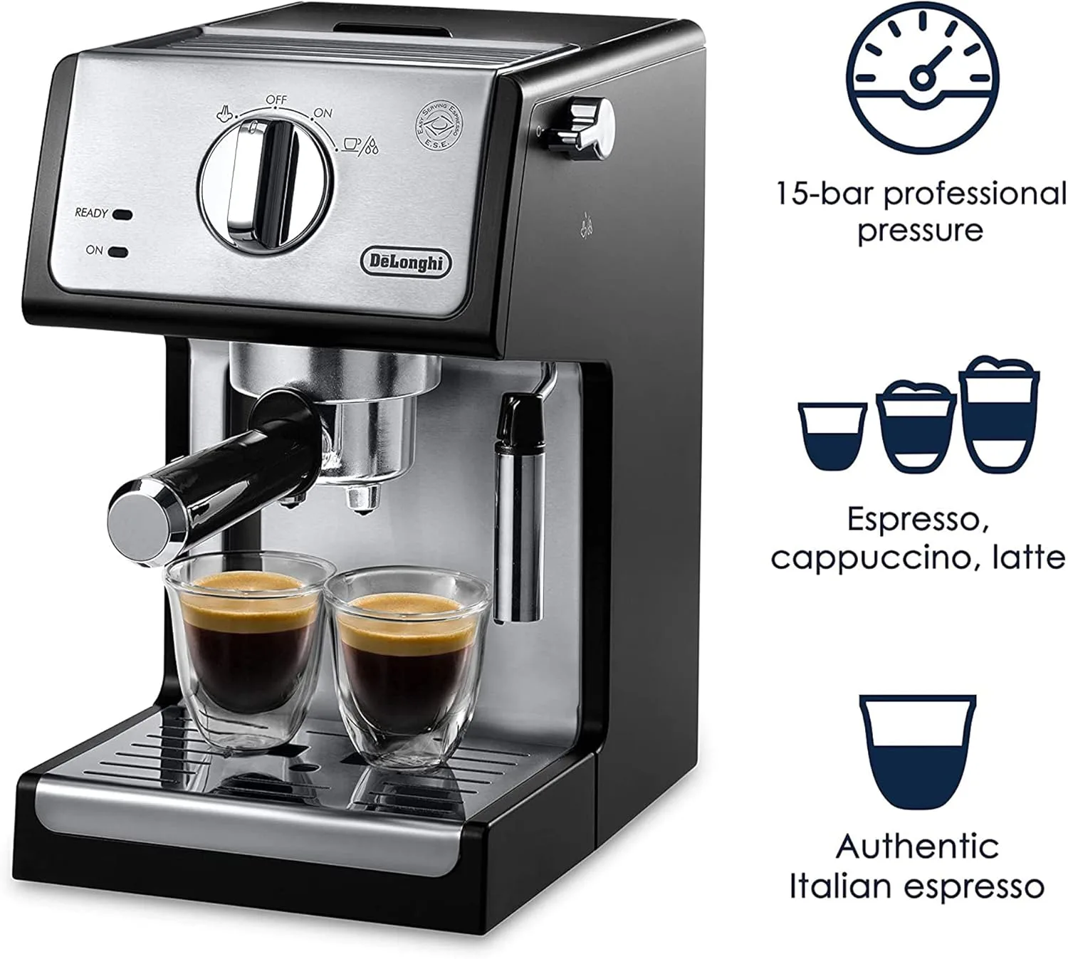 De'Longhi 15-Bar Pump Espresso Machine