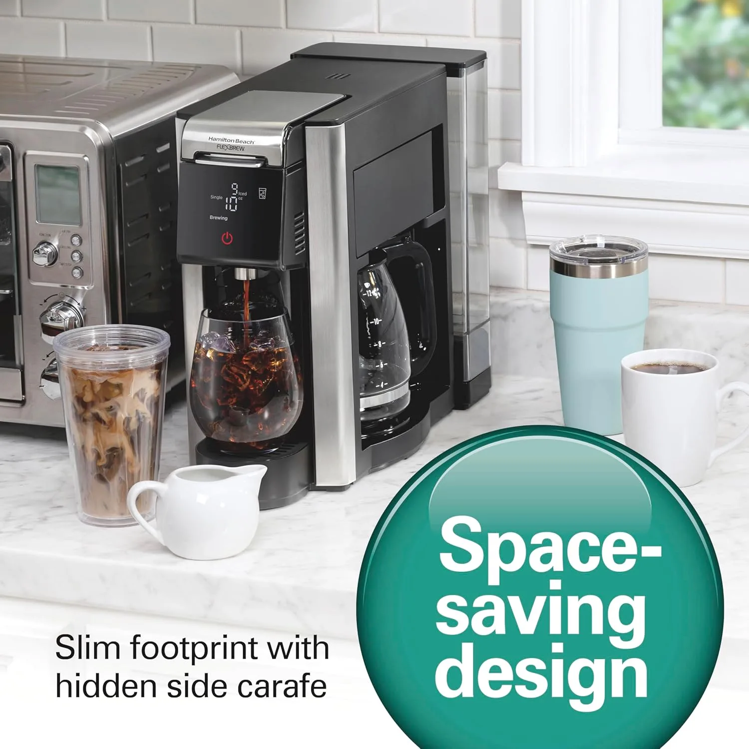 
Hamilton Beach FlexBrew Advanced 5-in-1 Programmable 12 Cup Drip