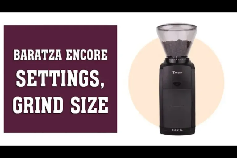 Baratza Encore Grind Settings