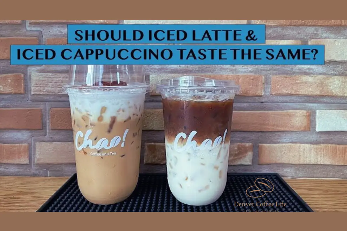 Iced Macchiato and Iced Latte